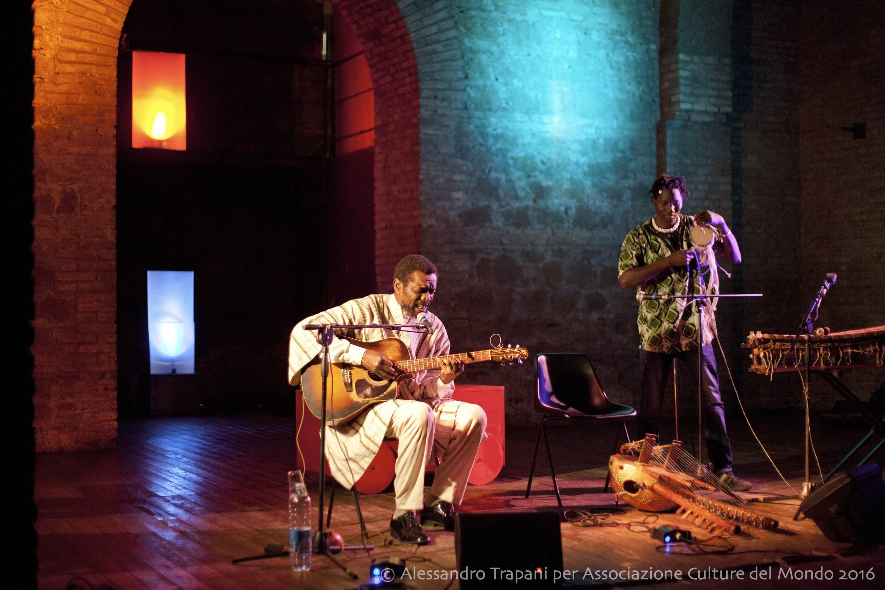 Gabin Dabiré and Zam Moustapha Dembélé at Teatro Sala Uno, Rome