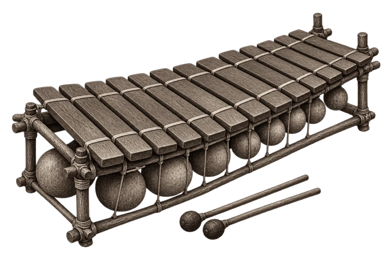 Balafon — West African xylophone